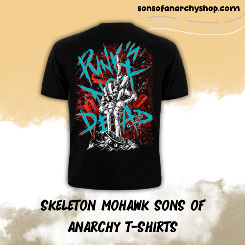 Skeleton Mohawk DTNK1805 Sons of Anarchy T-Shirts